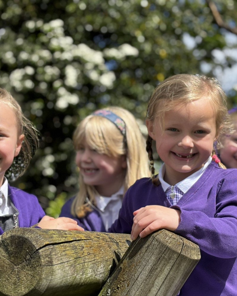 Group of children outside